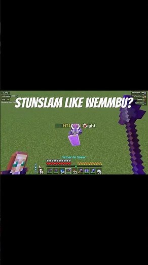 Stop missing your Stun Slams with this trick #minecraft #macepvp #wemmbu #unstablesmp