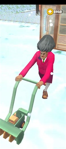 مقلب الة الثلج في المعلمه الشريره:The evil teacher's snow machine prank#scary #shorts