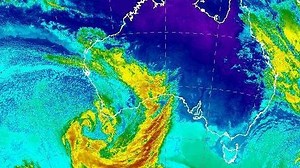 Storm front hits Perth