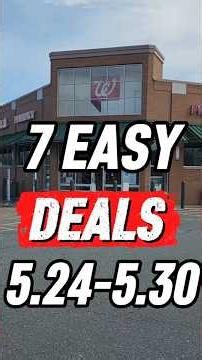 7 Easy Walgreens Deals 5.24-5.30
