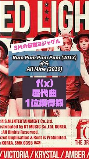 f(x) Music Show Wins Rum Pum Pum Pum (2013) to All Mine (2016) #fx #kpop