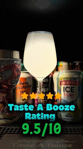 Smirnoff Ice Original Review 🍋 | 9.5/10 #Shorts #SmirnoffIce #TasteABooze #Cocktail #Canada #USA