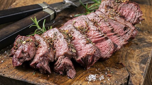 Poire de boeuf grillée