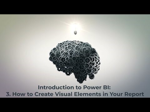 How to create visual elements in Power BI