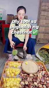 Diy tool sa pagbalat ng chestnut #chestnut #tools #diytools #inspiring | Things around blogs