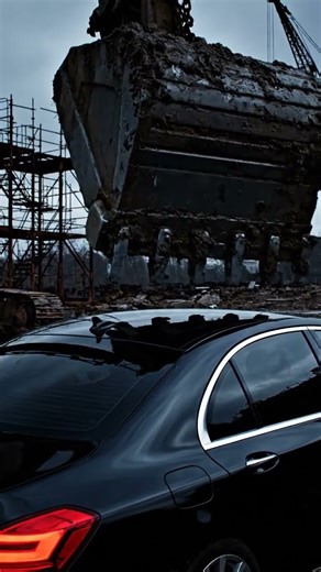 Excavator Drops HUGE Load on Luxury Car! 😱 (Watch What Happens)