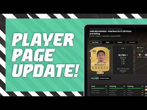The FUTBIN FC 26 Player Page Is Here!