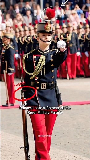 Princess Leonor Commands the Royal Military Parade!