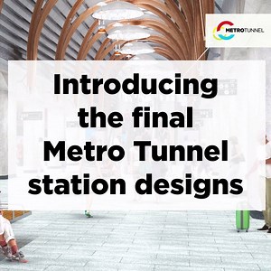 6.3K views · 198 reactions | Let’s take a break from our past to look into our future! We have just released our updated station designs. We like them, we hope you do too! | Metro Tunnel | Facebook