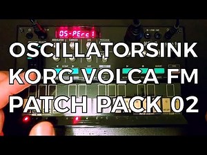 Korg Volca FM Patch Pack 02 (Percussive) - FREE!