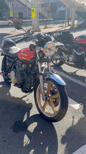 ヒデアキさんのkz1000Aがカッコ良すぎた🤩