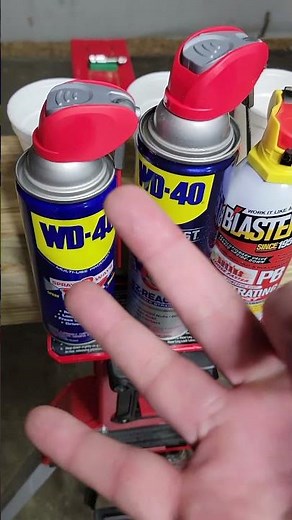 WD-40 vs PB BLASTER Who's Better? #wd40 #pbblaster #wd40vspbblaster #blaster #lubrication #truth