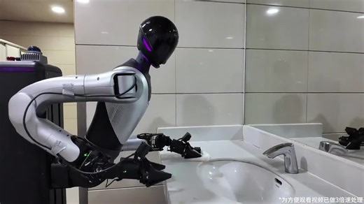 The janitor robot.Finally a job that I feel comfortable of AI taking over - Toilet-cleaning.Zerith H1 is a wheeled humanoid robot that cleans hotel bathrooms and public spaces for a living. It… | Endrit Restelica | 193 comments