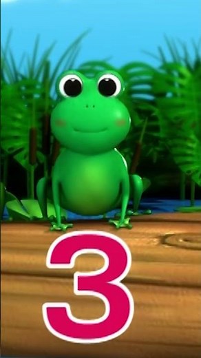 5 Little Speckled Frogs 🐸 #nurseryrhymes #kidsongs #shorts