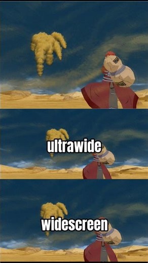 Gaara Ultimate Jutsu Aspect Ratio Comparison - Naruto Ultimate Ninja 5 #narutoultimateninja5