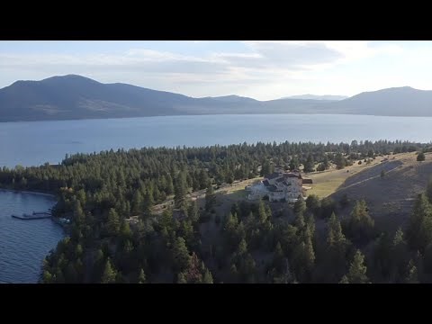 Majestic 350 acre privately-owned island for sale on Flathead Lake