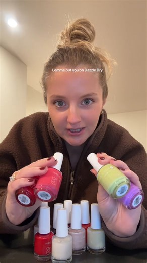 Granny's Deals | Viral Product Finds on Instagram: "I can only be grateful that I found this nail polish!! So fast and so niiiice, and it lasts for so long 🥰💯🫶 If you want the link, follow me 🫶 and comment NAILS #nailstyle #nailpolish #nailgel #nailsathome #quickandeasy #fastdry #dazzledry"