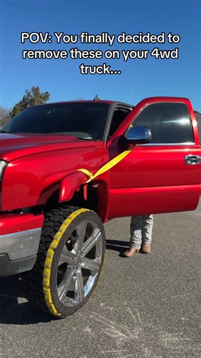 Brett Michaels on Instagram: "These had to be removed on this truck #trucks #squattedtrucks #chevy #ford #liftedtrucks"