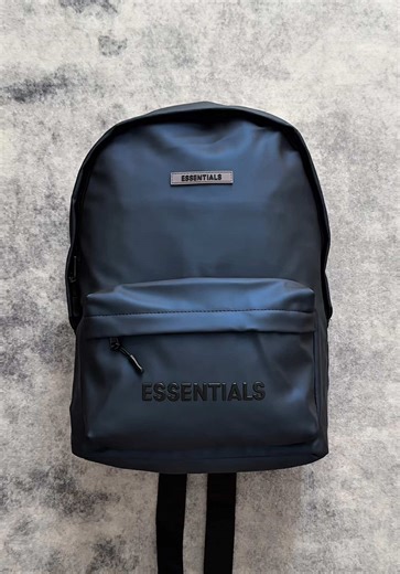 Dark Blue Essentials Backpack Available Now