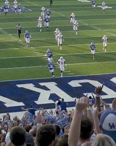 On this day in 2015, Stanley "Boom" Williams opened up the newly renovated Commonwealth Stadium by taking the first play 75-yards to the house. | Kentucky Football