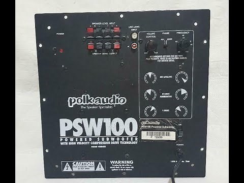 Polk Audio PSW100 Powered Subwoofer
