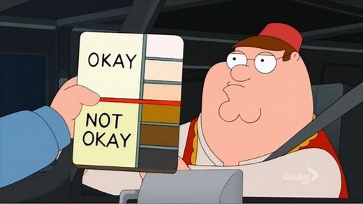 Family Guy Skin Color Chart | Know Your Meme