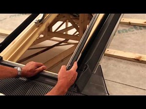 Fixing / Installing Lightweight Roofing: Velux Roof Window Installation