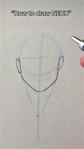 how to draw neck #tutorial #drawing #fyp #shorts