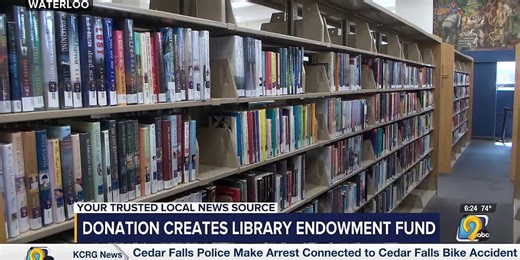 Waterloo Public Library receives anonymous donation to create Endowment Fund