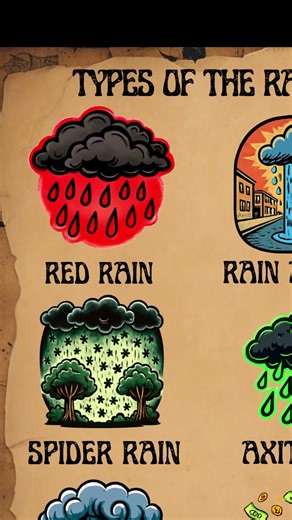 Types of Rain🌧️✨ | P1