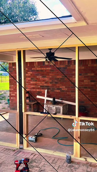 Did a fun little project for someone while him and his family was gone to LSU game.. He had no idea at all.. #carpenter #fyp #surprise #louisiana #BLESSED #construction #youpage