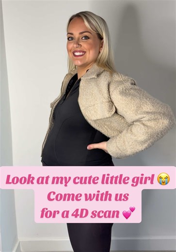 Look at my cute little girl, it feels surreal 😭 4D pregnancy scan at 32 weeks pregnant! Thank you @Miracle Within #pregnancy #4dscan #miraclewithin #pregnancytiktok #huddersfield