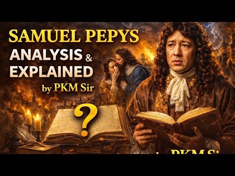 Samuel Pepys Diary Explained 🔥 | Restoration Literature | BA MA UGC NET