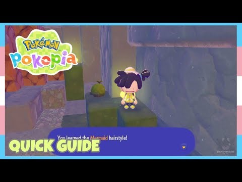 How To Get The Misty's Mermaid Hairstyle In Pokemon Pokopia | Quick Guide