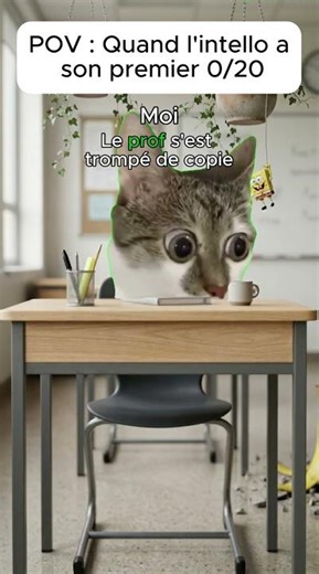 POV : Quand tu voles la note de l'intello sans faire exprès 😂
