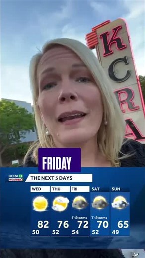 Northern California weekend weather forecast: Showers and thunderstorms expected