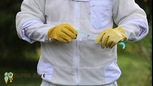 ALPHA HIVE Beekeeping Supplies Kit - Bee Smoker for Beekeeping - Bee Supplies with Bee Hive Smoker Tools Queen Catcher Brush Gloves & Magnet All in One Essential Beekeeper Tool kit