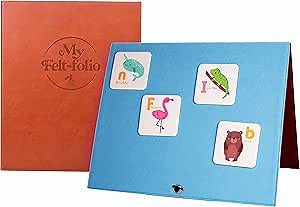 Foldable Felt Flannel Board - 14 x 23" Freestanding Quiet Book for Toddlers and Story Sets | Story Board for Kids Playtime | Use for Preschool Classroom and Homeschooling