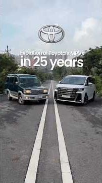 Evolution of Toyota MPVs | 25 Years of Family Kings 🚐🔥#toyota #wishtooride