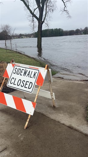 Watch flooding along the Wisconsin River April 14 in Wisconsin Rapids