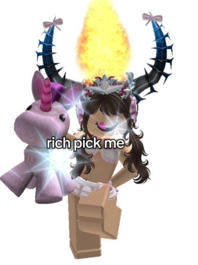 Roblox 'Rich Pick Me' Avatar Styles