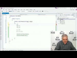 C# Programming with Bob Tabor - 06 Understanding Data Types and Variables