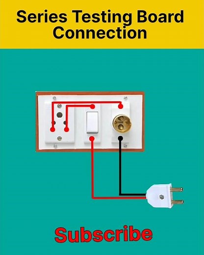 How To Series Testing Board Connection | Series Board | Shorts | Viral | Basic Electrical ET