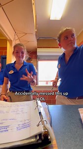 She saved it! 🤣 #whoops #mistake #waterpark #summer #summerjob #funny #pranks | Splashway Waterpark & Campground
