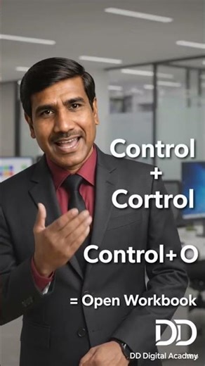 Ctrl + O = Open Workbook I Ctrl + O Excel Shortcut 🔥 Open File in 1 Sec | #exceltips #excel