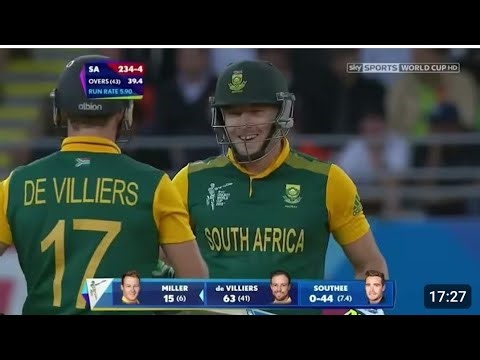 South Africa vs New Zealand Semi:Final CWC 2015 Highlights Full Match
