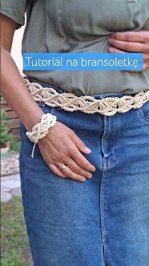 Bransoletka tutorial diy makrama