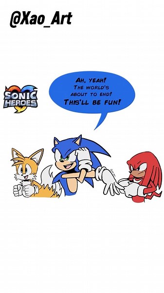 Sonic The World Is ENDING!!!💥 #sonicthehedgehog #comicdub #shorts #sonicheroes #fyp