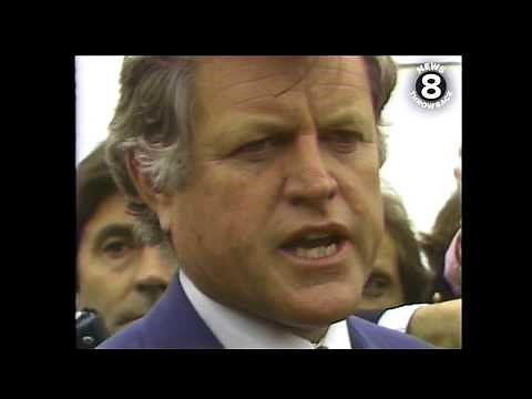 Senator Ted Kennedy campaigning in San Diego 1980