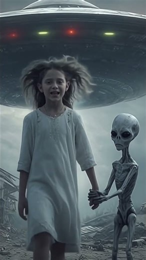 She Wasn't Afraid of the Alien #UFO #Shorts #SciFi